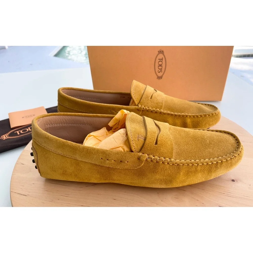 Tod's Men's Mocassino Gommini Nuovo XXM0EO00010RE0G410 Suede Loafer Shoe, UK 7